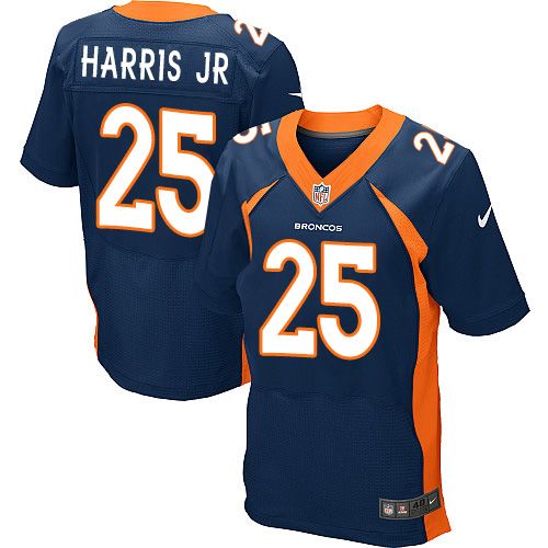 Chris Harris Jr Denver Broncos navy Elite jersey