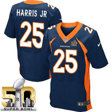 Chris Harris Jr Denver Broncos navy Elite jersey