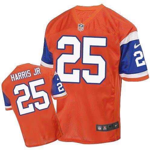 Chris Harris Jr Denver Broncos orange Elite jersey