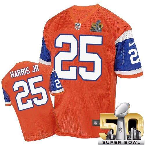 Chris Harris Jr Denver Broncos orange Elite jersey