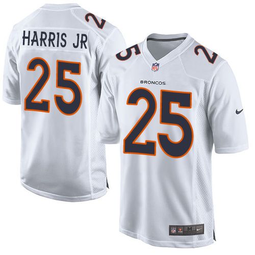 Chris Harris Jr Denver Broncos white Game jersey