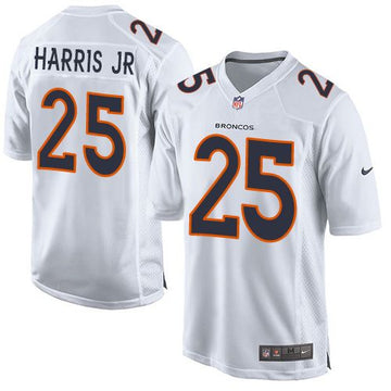 Chris Harris Jr Denver Broncos white Game jersey