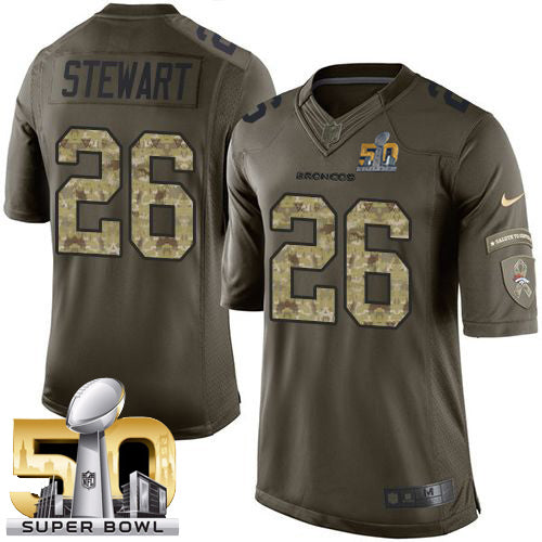 Darian Stewart Denver Broncos green Salute To Service jersey