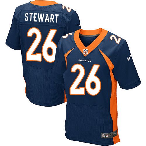 Darian Stewart Denver Broncos navy Elite jersey