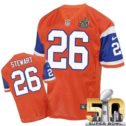 Darian Stewart Denver Broncos orange Elite jersey