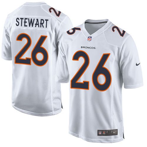 Darian Stewart Denver Broncos white Game jersey