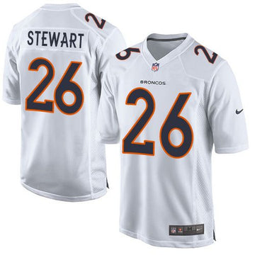 Darian Stewart Denver Broncos white Game jersey