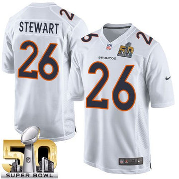Darian Stewart Denver Broncos white Game jersey