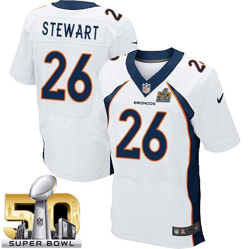 Darian Stewart Denver Broncos white Elite jersey