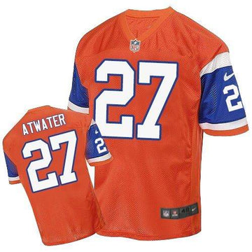 Steve Atwater Denver Broncos orange Elite jersey