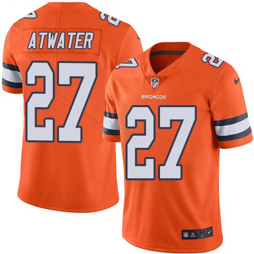 Steve Atwater Denver Broncos orange jersey