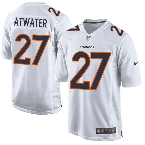 Steve Atwater Denver Broncos white Game jersey