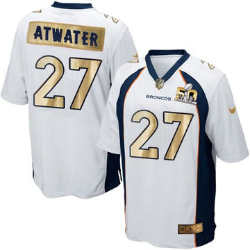 Steve Atwater Denver Broncos white Game jersey