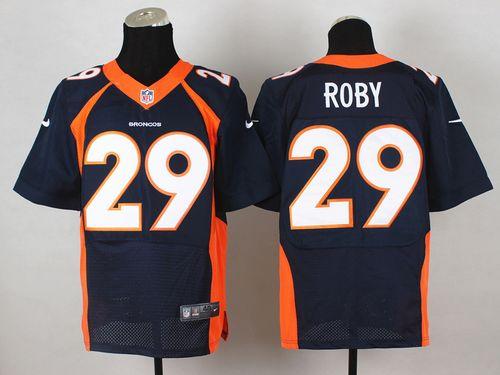 Bradley Roby Denver Broncos navy Elite jersey