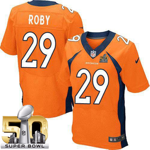 Bradley Roby Denver Broncos orange Elite jersey