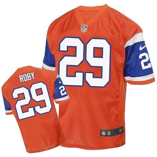 Bradley Roby Denver Broncos orange Elite jersey