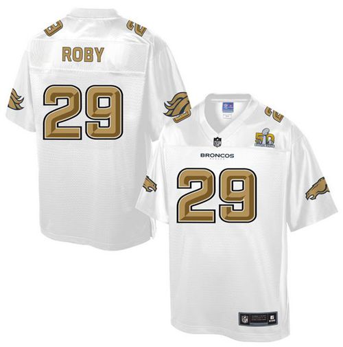 Bradley Roby Denver Broncos white Pro Line jersey