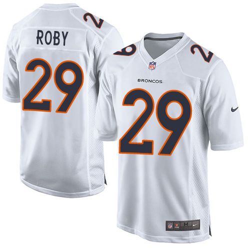 Bradley Roby Denver Broncos white Game jersey