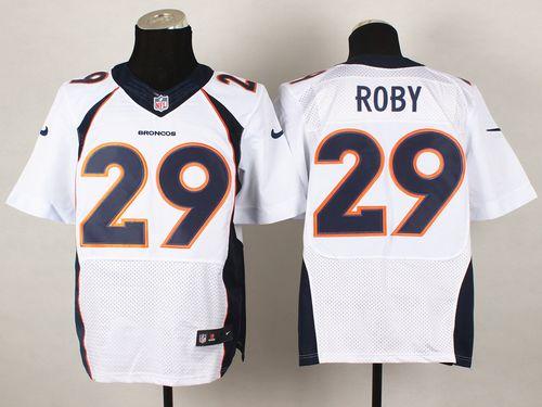 Bradley Roby Denver Broncos white Elite jersey
