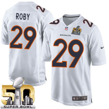 Bradley Roby Denver Broncos white Game jersey