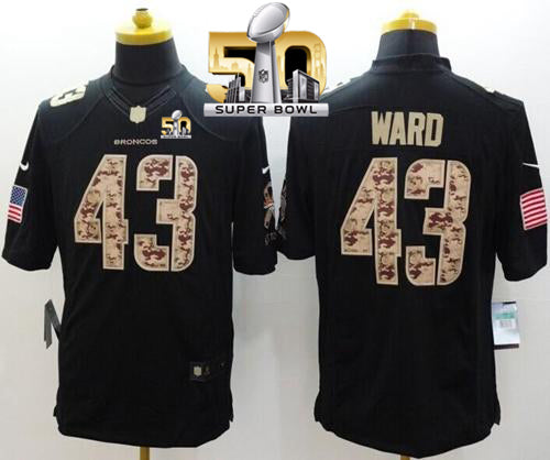 TJ Ward Denver Broncos black Salute To Service jersey