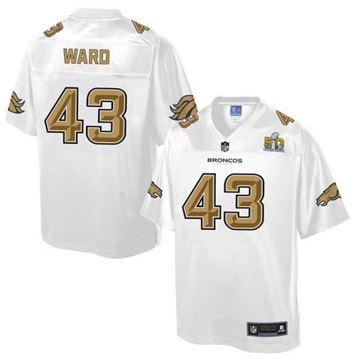 TJ Ward Denver Broncos white Pro Line jersey