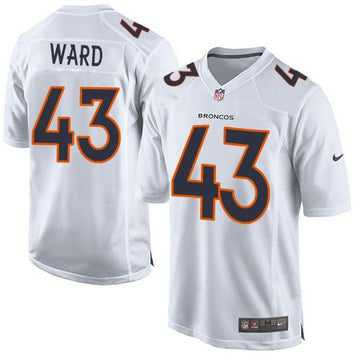 TJ Ward Denver Broncos white Game jersey