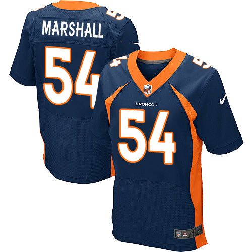 Brandon Marshall Denver Broncos navy Elite jersey