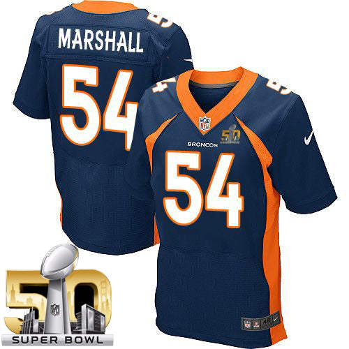 Brandon Marshall Denver Broncos navy Elite jersey
