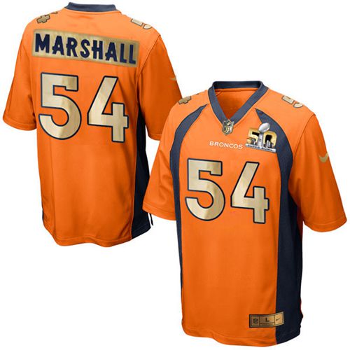 Brandon Marshall Denver Broncos orange Game jersey