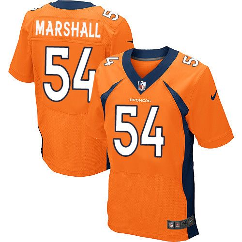 Brandon Marshall Denver Broncos orange Elite jersey