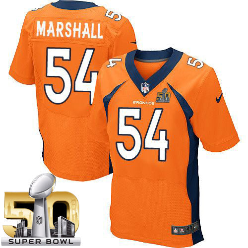 Brandon Marshall Denver Broncos orange Elite jersey