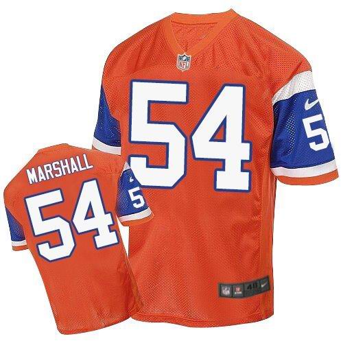 Brandon Marshall Denver Broncos orange Elite jersey
