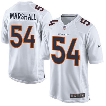 Brandon Marshall Denver Broncos white Game jersey