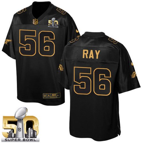 Shane Ray Denver Broncos black Gold Collection jersey