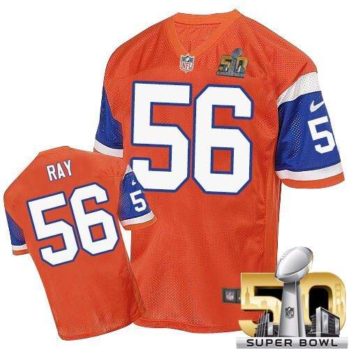Shane Ray Denver Broncos orange Elite jersey