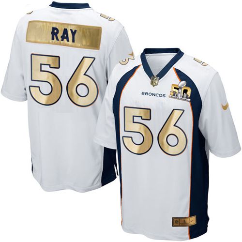 Shane Ray Denver Broncos white Game jersey