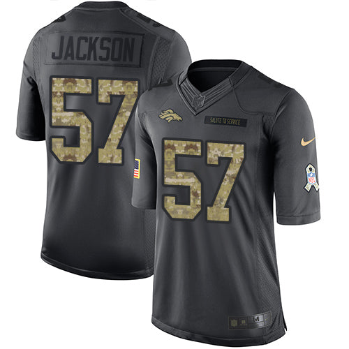 Tom Jackson Denver Broncos black Salute To Service jersey