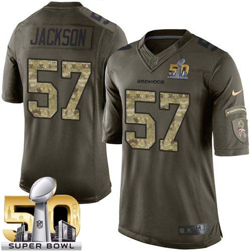 Tom Jackson Denver Broncos green Salute To Service jersey