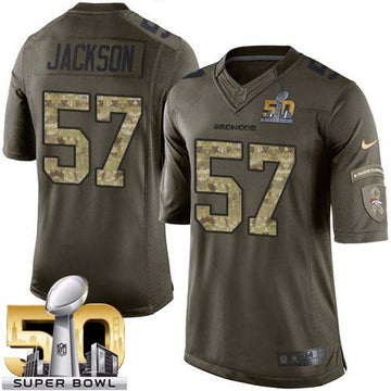 Tom Jackson Denver Broncos green Salute To Service jersey