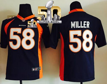 Von Miller Denver Broncos blue Elite jersey