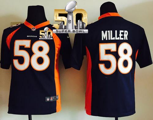 Von Miller Denver Broncos blue Elite jersey
