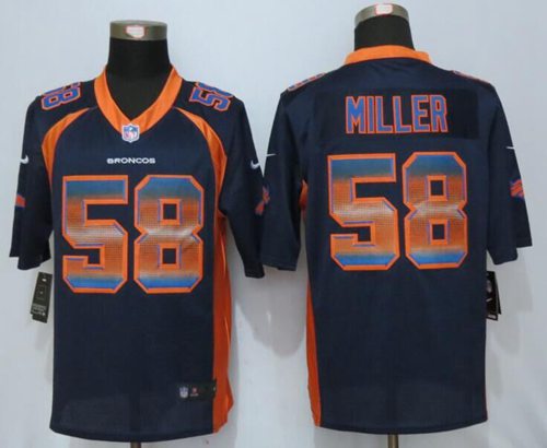 Von Miller Denver Broncos navy Alternate jersey