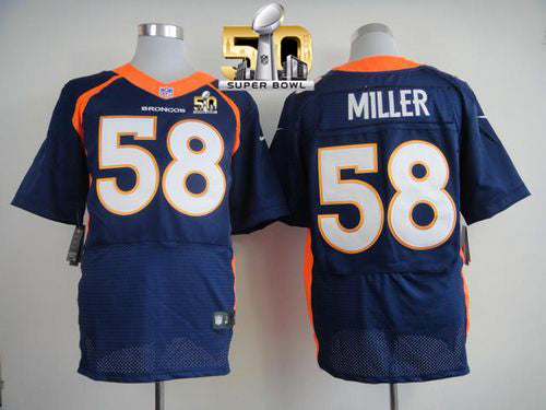 Von Miller Denver Broncos navy Elite jersey
