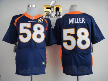 Von Miller Denver Broncos navy Elite jersey