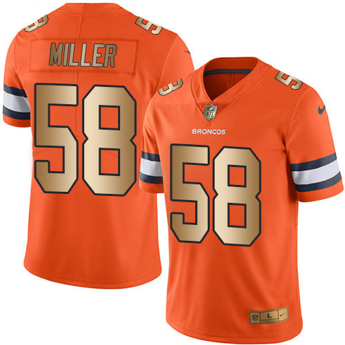 Von Miller Denver Broncos orange jersey