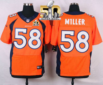 Von Miller Denver Broncos orange Elite jersey