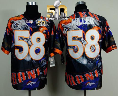 Von Miller Team Denver Broncos Elite jersey