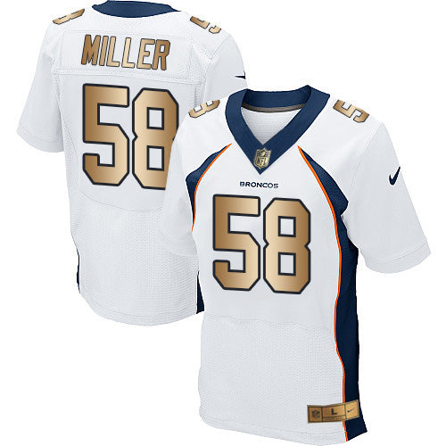 Von Miller Denver Broncos white Elite jersey