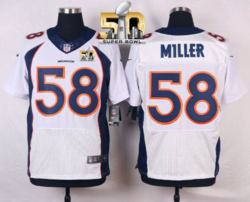 Von Miller Denver Broncos white Elite jersey